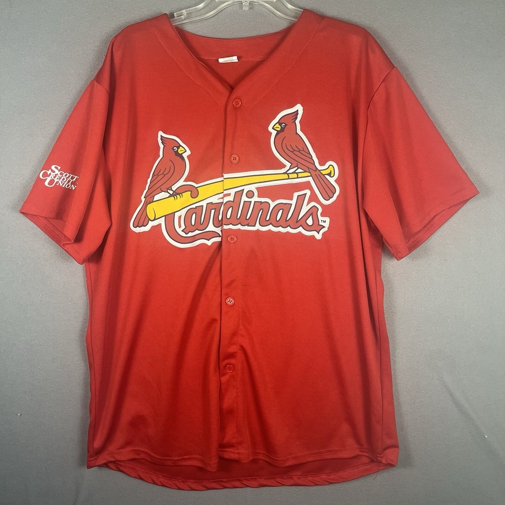 St. Louis Cardinals Team Jersey Sz XL Red‎